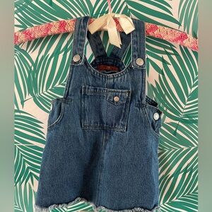 Seven for all man Kind Denim Overall dress 12 m